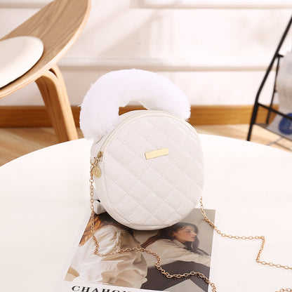 Niche fashion small round bag