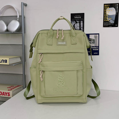 Large capacity backpack for college students