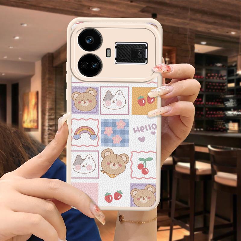 OPPO Realme GT5 Cute Cartoon Case Textured Creative