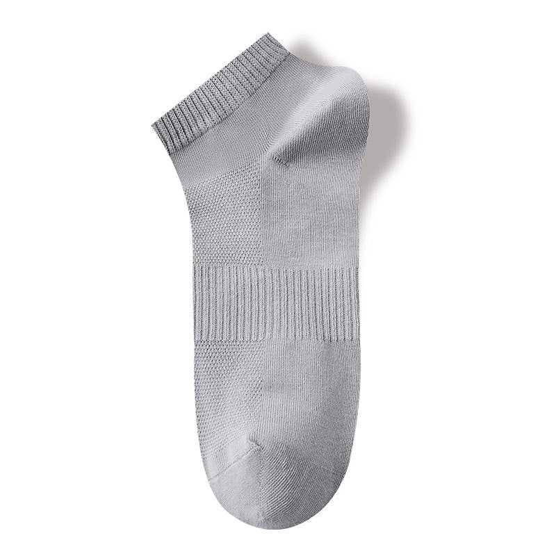 Men's Spring-Summer Thin Breathable Short Cotton Socks