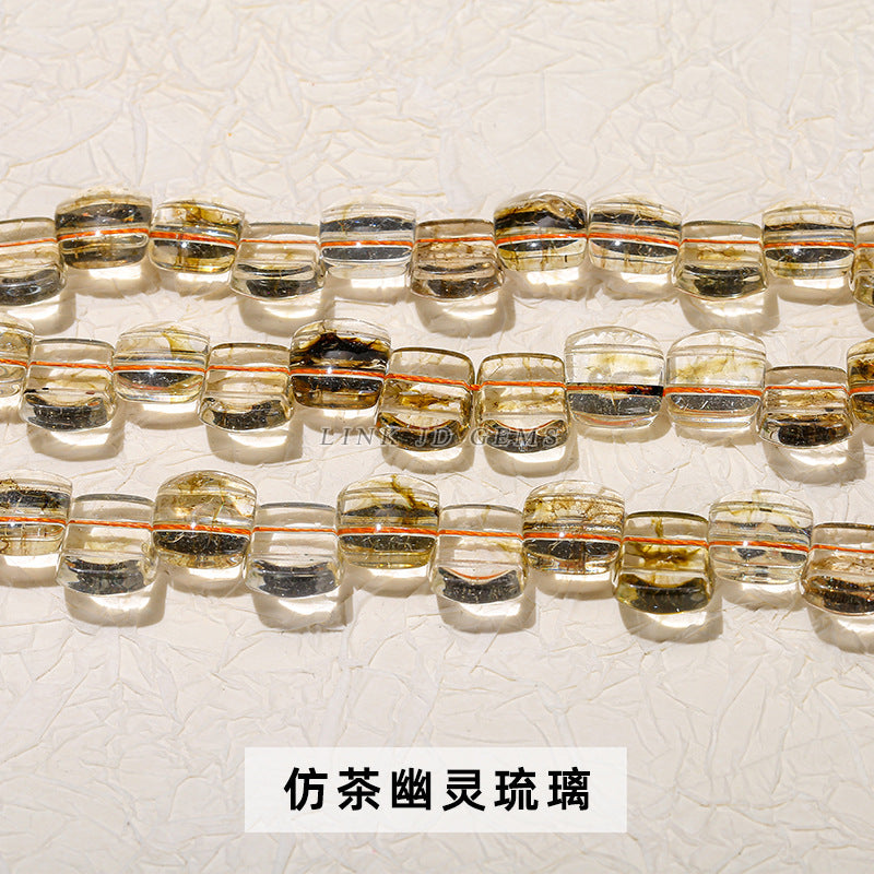 13 * 17 imitation ghost crystal glass beads hand row beads