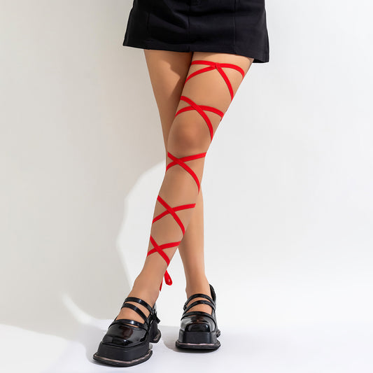 Elastic strap leg ring