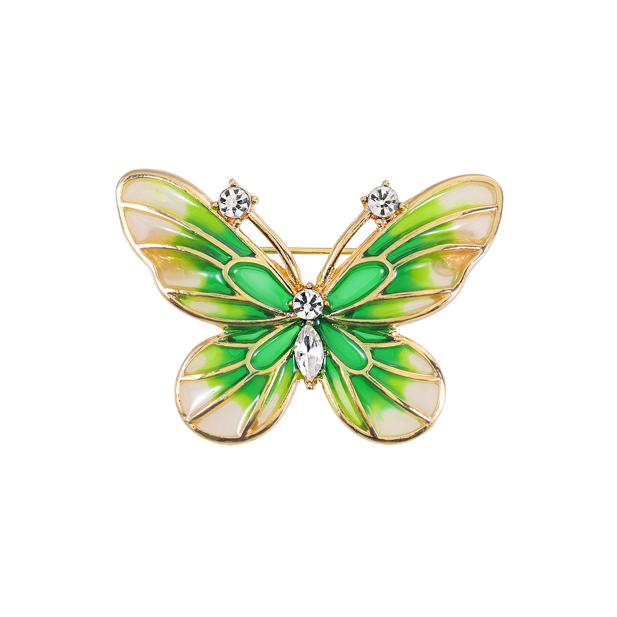 Butterfly clothing brooch