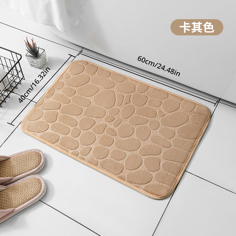 Carpet Door Mat Water Absorbent Foot Mat Bathroom