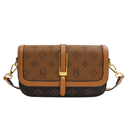 Classic printed messenger small square bag