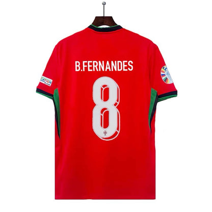 24 Euro Portugal Home Away 7 Ronaldo 11 F¨¦lix Short Sleeve