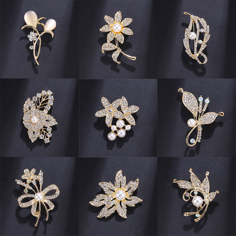 High-end brooch brooch imitation pearl