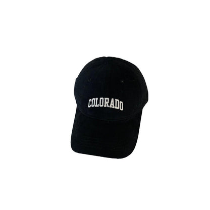 Cotton Letter Baseball Cap