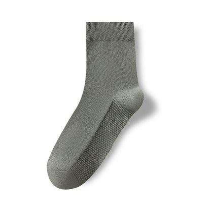 Cotton Double Needle Anti-Odor Men's Ankle Socks