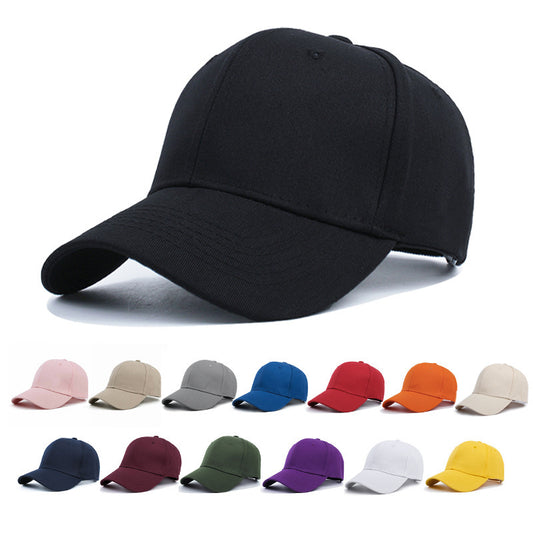 Cotton Hard-Brim Baseball Cap