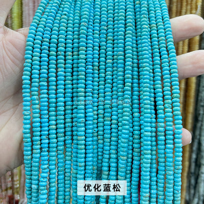 4 * 2Mm natural jade abacus beads loose beads