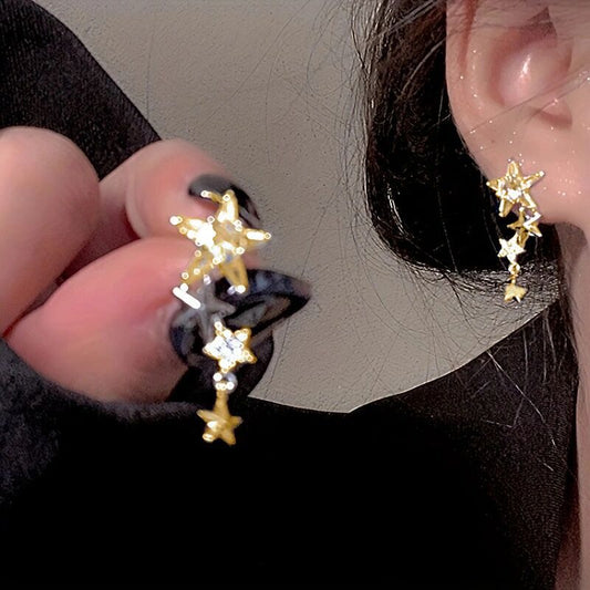 Pentagram earrings