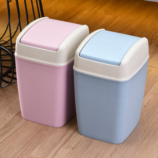 High-End Square Trash Bin with Lid