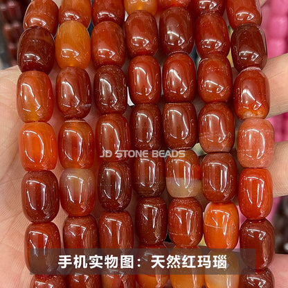 10 * 14Mm natural crystal agate drum beads loose beads