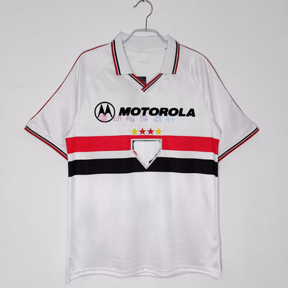 2000 Camiseta retro de local de São Paulo Baptista Simplicio 