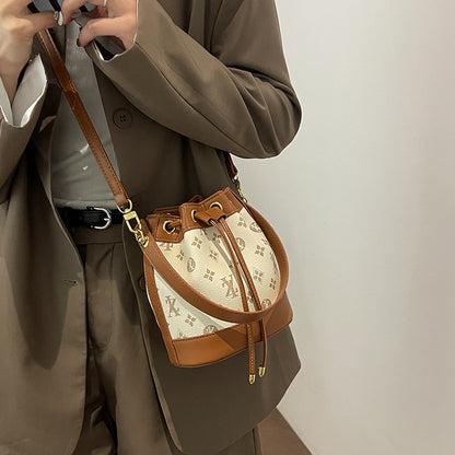 Fashion bucket bag versatile shoulder women's bag