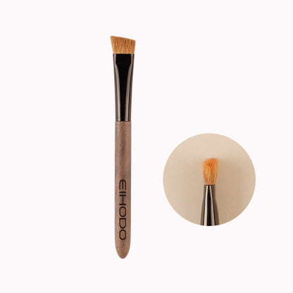 Animal Hair Large Angled Brow Brush