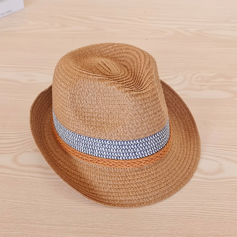 Fall New British Jazz Straw Cross-Border UV Sun Hat Travel