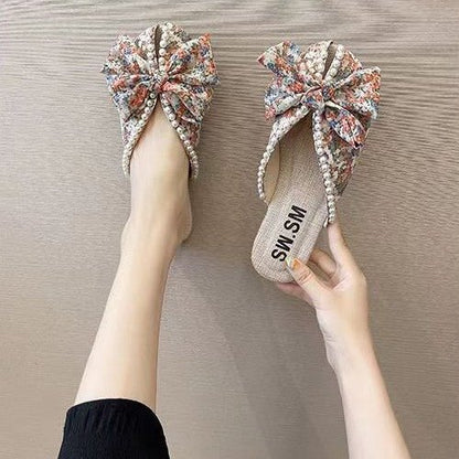 Butterfly Pearl Slippers