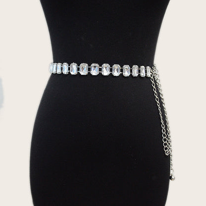 Acrylic crystal chain waist chain