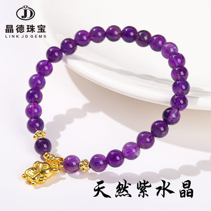 Natural amethyst Fulong bracelet