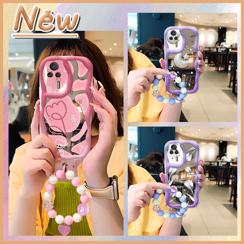 Redmi K60E Cute Tulip Mirror Case