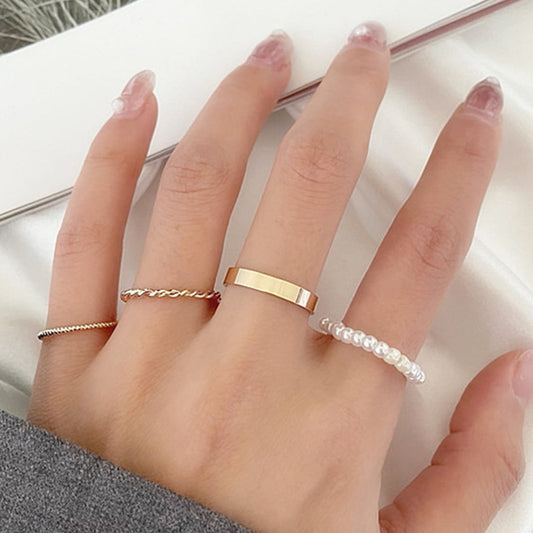 four piece ring set