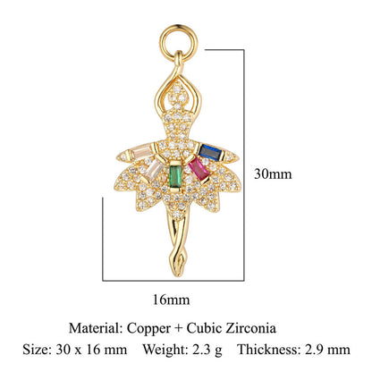 Virgin of the Cross Copper Zircon Shell Necklace Bracelet Pendant