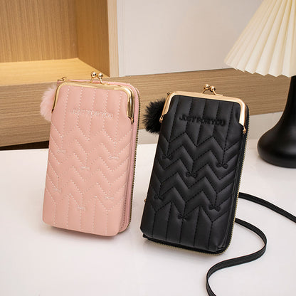 Rhombus mobile phone bag new model