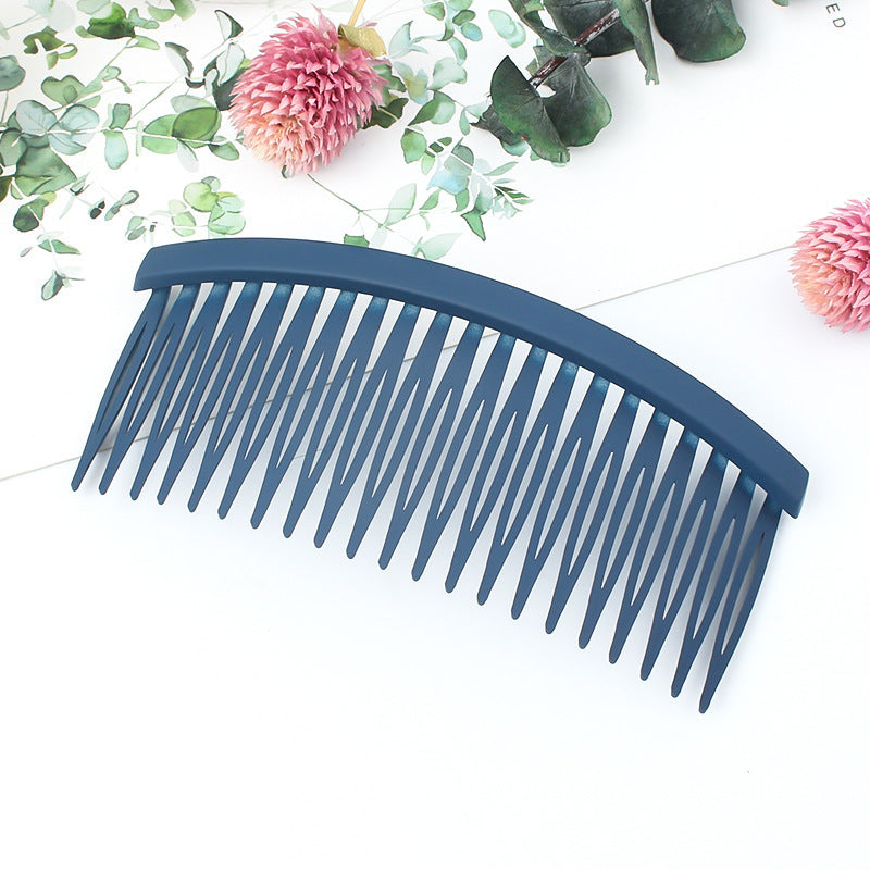 No-Trace Anti-Slip Hair Comb, 21 Teeth, Hair Clip, Fringe Fixing