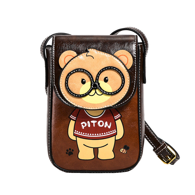 New fashionable classic bear mobile phone bag