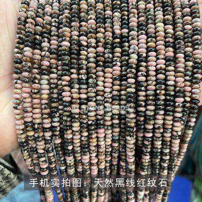 4 * 2Mm natural jade abacus beads loose beads