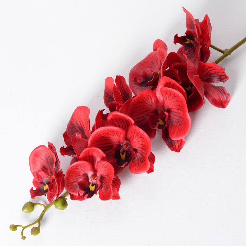 Single artificial flower 9-head Phalaenopsis orchid