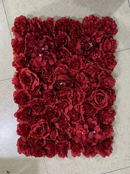 Rose Hydrangea Artificial Flower Wall Wholesale