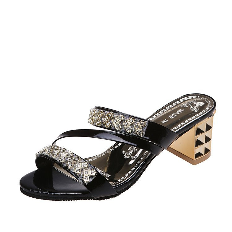 Rhinestone fashion sandals