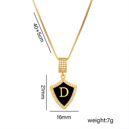 Alphabet Heart Pendant Necklace Wholesale Direct