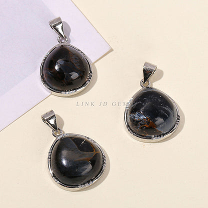 Natural Peterstone water drop pendant.