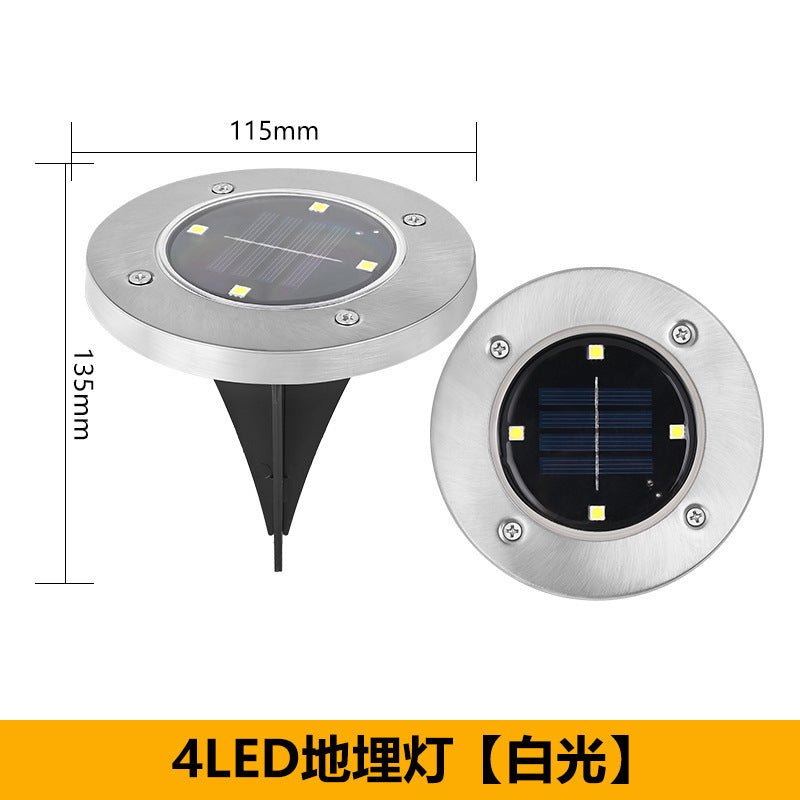 Solar buried lawn LED light