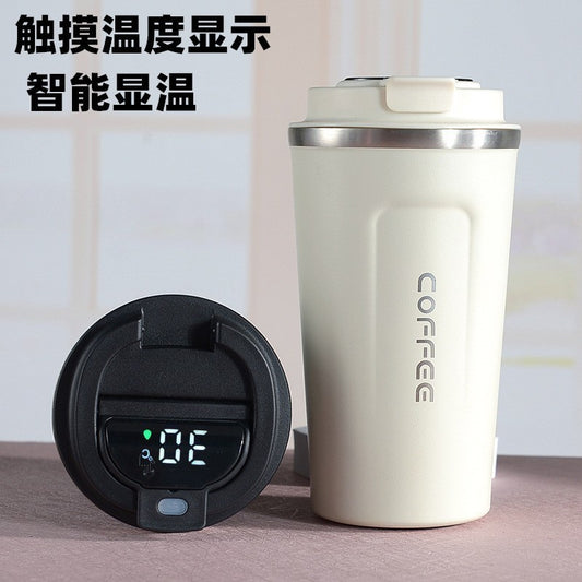 Smart display temperature coffee