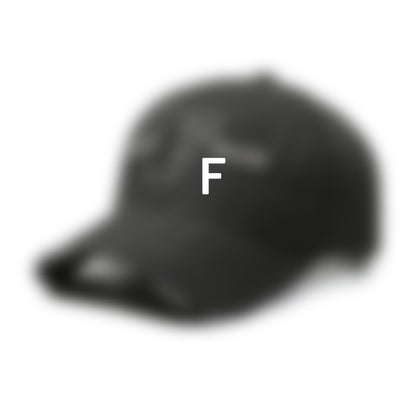 F Letter Print All-Season Sun Protection Baseball Cap