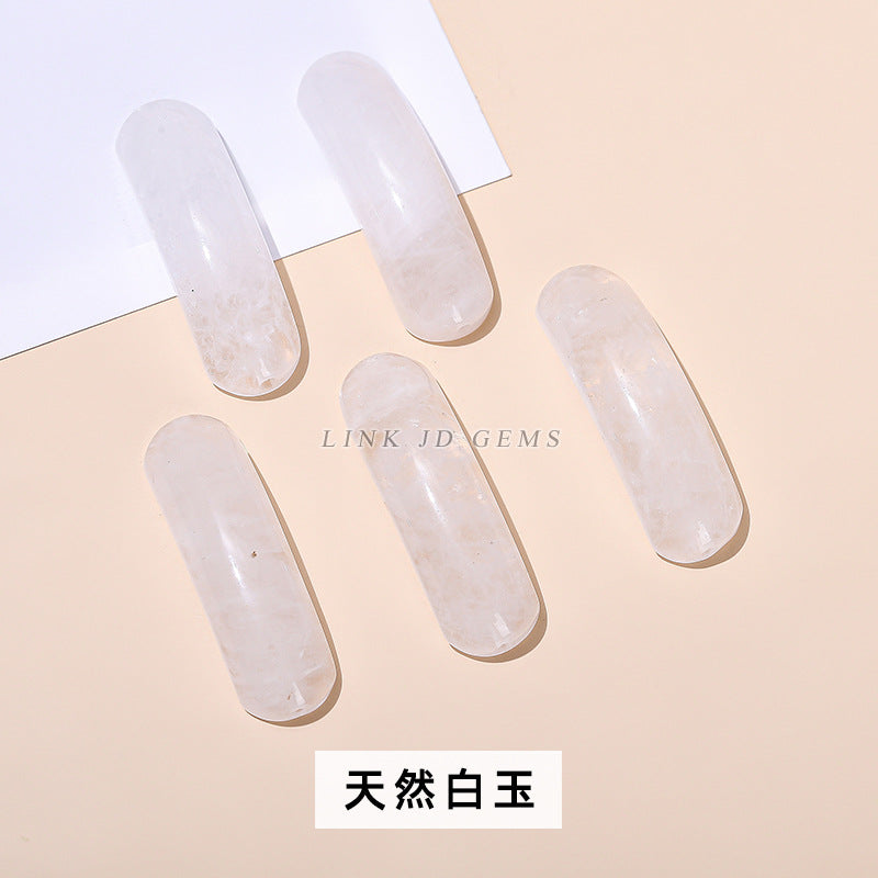 36 * 10Mm natural powder crystal jade bridge elbow