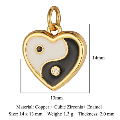 Devil's Eye Bear Copper Zircon Pendant