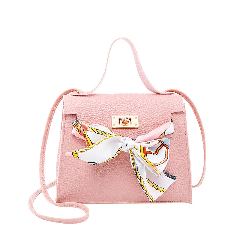 Lychee pattern silk scarf handbag