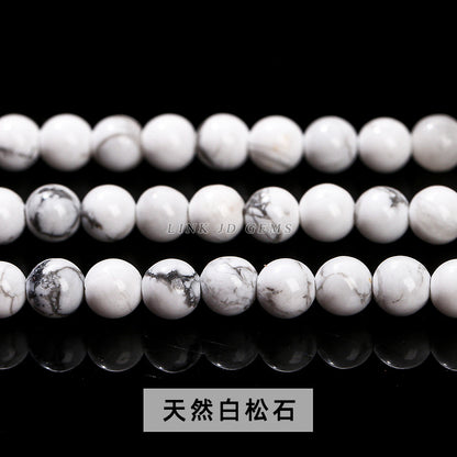 4Mm natural stone crystal agate small beads round beads