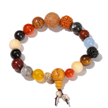 Pulsera Bodhi de dieciocho semillas. 