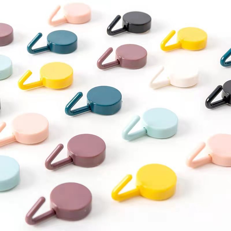 Plastic Sticky Hooks Powerful Adhesive