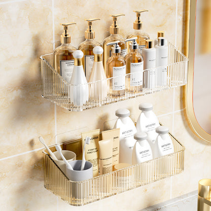 No-Drill Bathroom Shelf