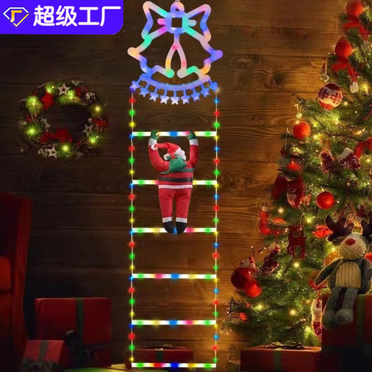 Santa Claus Ladder Light