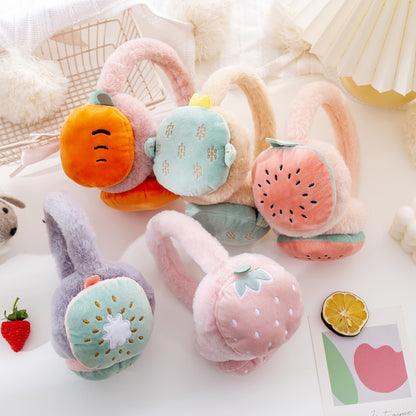 Adjustable Fruit Ear Muffs, Autumn/Winter Warm Ear Protectors