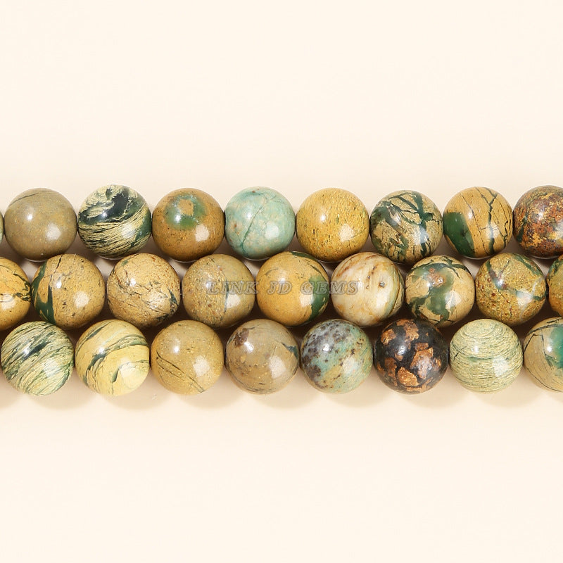 Green dragon stone loose beads